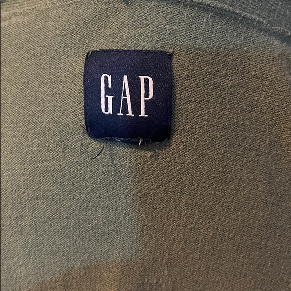 GAP Medium Olive Green Women's Cardigan Preloved - Picture 4 of 5